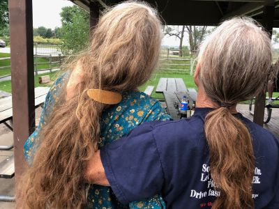 Sterne Park Wed nite TessCastleman&RustyLudwig whose hair is longer  sentbyCDavis.jpg